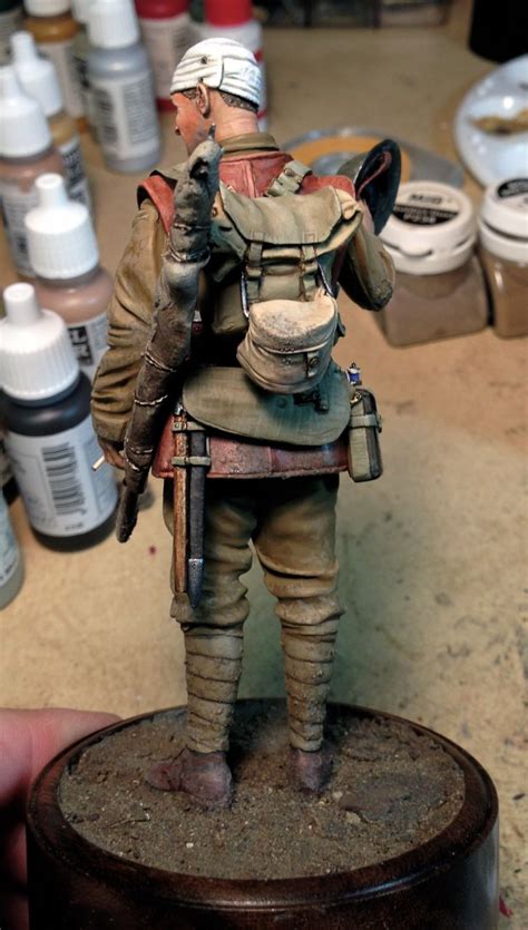Ww1 British Tommy 116th Scale Painted With Acrylics