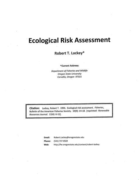 pdf ecological risk assessment