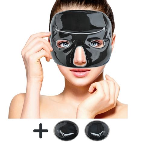 Cold Clay Facial Ice Mask By Fomi Care Plus 2 Eye Compresses Cooling
