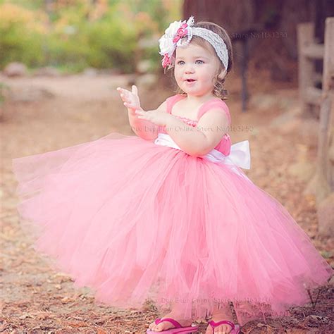 Beautiful Infant Princess Girl Fashion Dress Baby Flower Girl Dresses