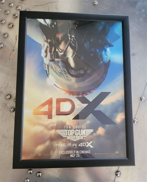 2 Official Framed Imax And 4dx Top Gun Maverick Movie Posters Mike Barnett