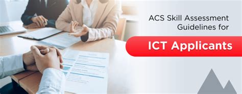 ACS Skill Assessment Guidelines For ICT Applicants