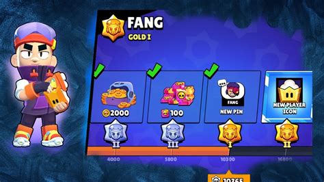 Gold I Mastery Of Fang Brawl Stars Youtube