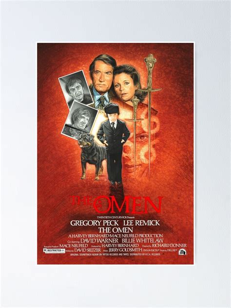 The Omen 40th Anniversary Poster Poster For Sale By Petewallbank