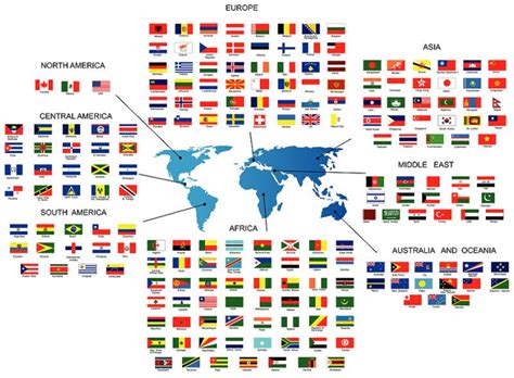 Brunei, w o d ; World Flags by continent - Haven't been to all of them, but we're ...
