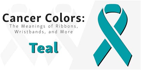 Support Teal The Ovarian Cancer Ribbon