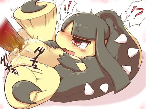 Rule 34 Blush Censored Female Female Interspecies Mawile Open Mouth