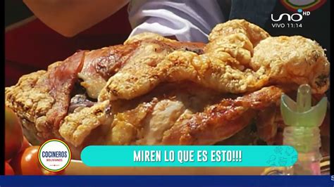 Sandwich De Chola Cocineros Bolivianos Youtube