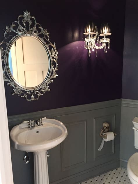 Budget Version Of Expensive Purple Goth Bathroom Gothic Bathroom
