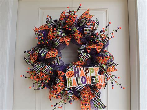 30 Cute Diy Halloween Wreaths Guide Patterns
