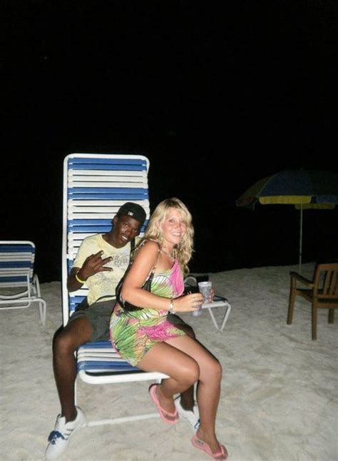 Interracial Couple On The Beach Miami Florida South Florida White