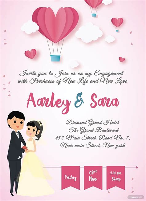 Creative Engagement Invitation Card Designs