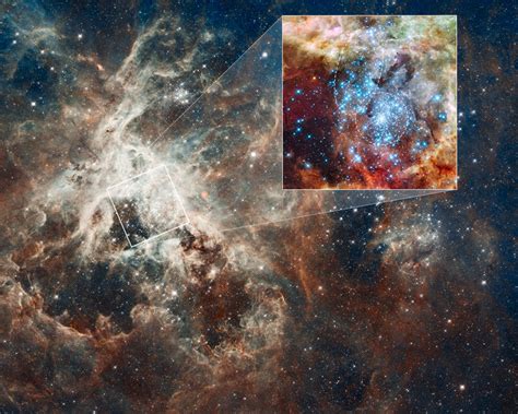 Stunning Photo Captures Colliding Star Clusters Space
