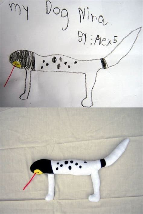 Childrens Drawings Come To Life As Delightfully Weird Toys