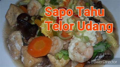 We did not find results for: Resep Sapo Tahu Telor Udang - YouTube