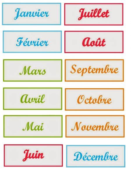 📆 How To Write And Pronounce The Months Of The Year In French With Audio