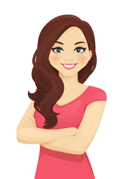 Brown Hair Illustrations Royalty Free Vector Graphics