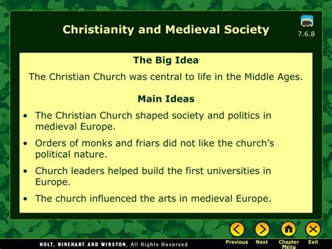 Ppt Christianity And Medieval Society Powerpoint Presentation Free
