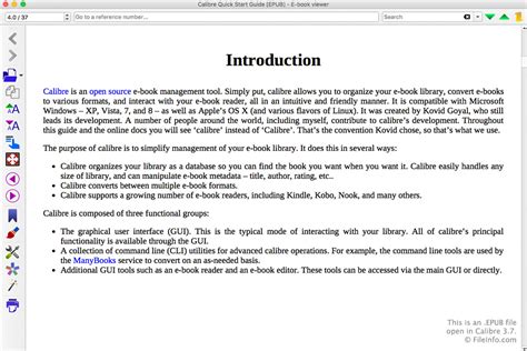 It also works with mobi ebooks. EPUB File Extension - What is an .epub file and how do I ...