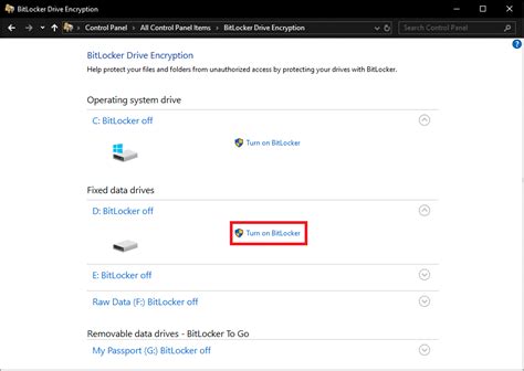 Comment Activer Et Configurer Le Chiffrement BitLocker Sur Windows 10
