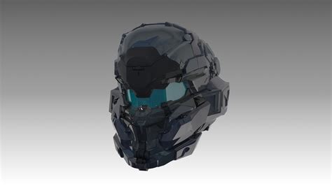 Artstation Halo 5 Hunter Helmet