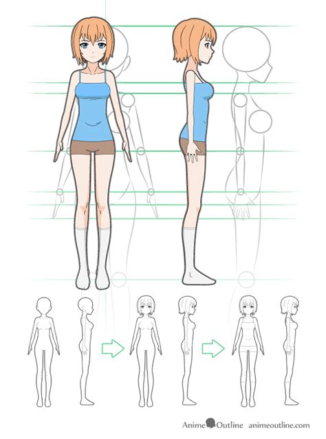 32 How To Draw A Female Body Step By Step Pics Shiyuyem