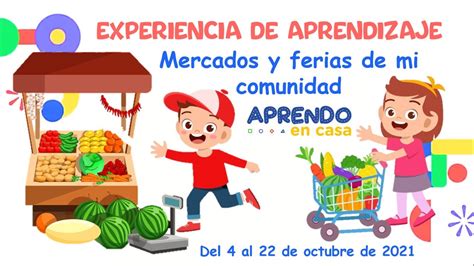 MERCADOS Y FERIAS DE MI COMUNIDAD PRESENTACIÓN DE EXPERIENCIA DE