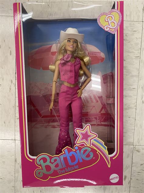 Купить Ибей Barbie The Movie Collectible Doll Margot Robbie Pink