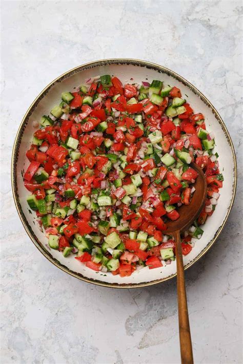 20 Minute Israeli Salad Goes With Anything Well Seasoned Studio