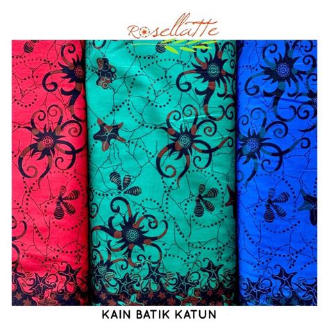 Jual Kain Batik Katun Khas Kalbar Borneo Kalimantan Shopee Indonesia