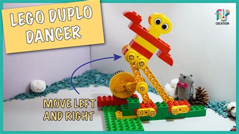 A Lego Duplo Dancer With Lego Education Early Simple Machines Set 9656