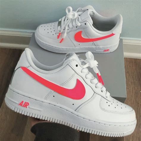 Neon Pink Af1 The Custom Movement In 2020 Nike Air Shoes Sneakers