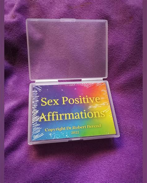 Sex Positive Affirmation Cards Etsy