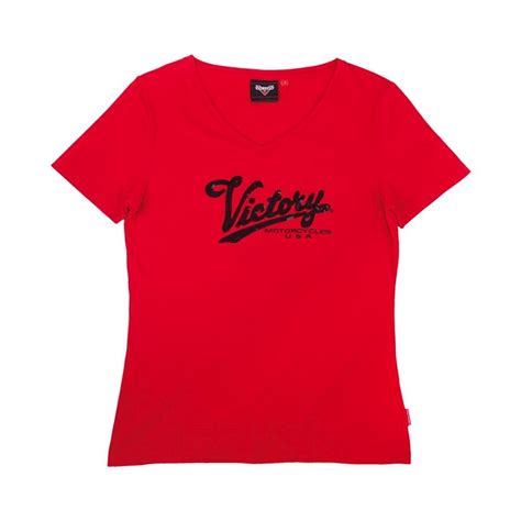 Последние твиты от freedom motorcycles (@freedomvtwins). Women's Victory Sequin Logo Tee Red - Freedom Motorcycles