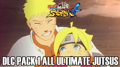 Naruto Shippuden Ultimate Ninja Storm All Dlc Pack Team Combination Ultimate Jutsus Youtube