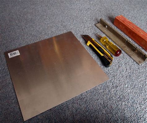 How To Cut And Fold Sheet Aluminium 3 Steps With Pictures Instructables