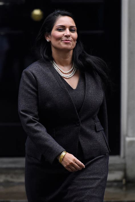 Priti Patels Resting Smirk Face Makes Her Westminsters Perfect Pantomime Villain British Vogue