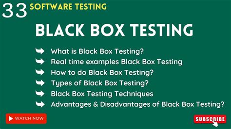 What Is Black Box Testing In Software Engineering With Example Black