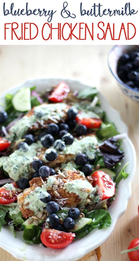 This crispy fried chicken salad was a personal creation of mine several years ago. Blueberry and Buttermilk Fried Chicken Salad | Buy This ...