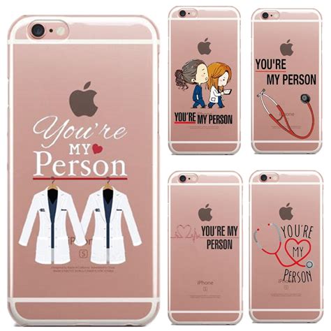 Youre My Person Quote Personalised Greys Anatomy Thin Soft Tpu Phone