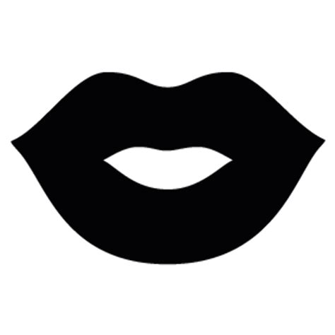 Cartoon Lips Black Png Images Transparent Background Png Play