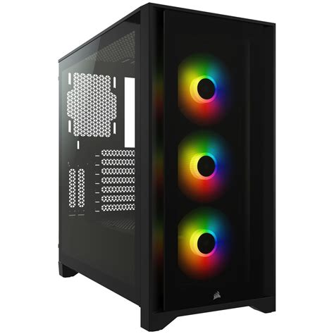 Corsair Icue X Rgb Tempered Glass Mid Tower Atx Case Black Novatech