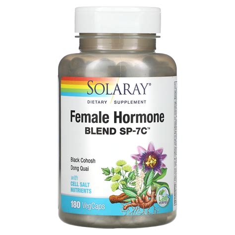 Solaray Female Hormone Blend Sp 7c 180 Vegcaps