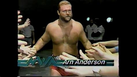 Tv Title Arn Anderson Vs Samoan Savage Worldwide Jan 27th 1990 Youtube