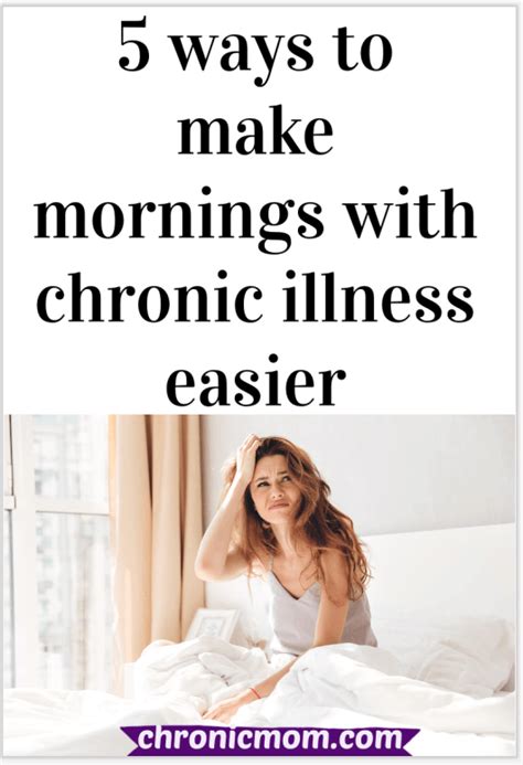 5 Ways To Make Mornings With Chronic Illness Easier