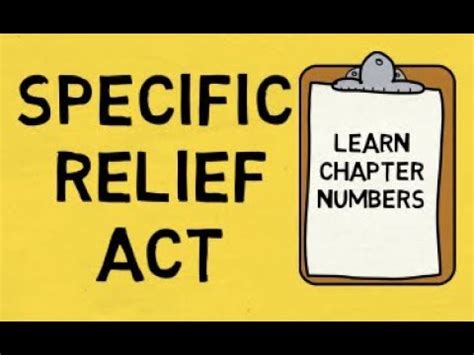 Specificperformance is a discretionary remedy. Shortcut Tricks to learn SPECIFIC RELIEF ACT, 1963 ...