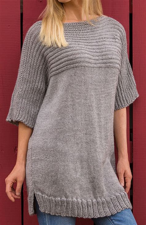 Free easy knitting patterns for womens sweaters - Free Knitted Sweater ...
