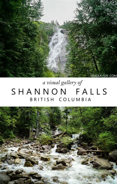 Shannon Falls Squamish British Columbia Canada Travel Road Trip