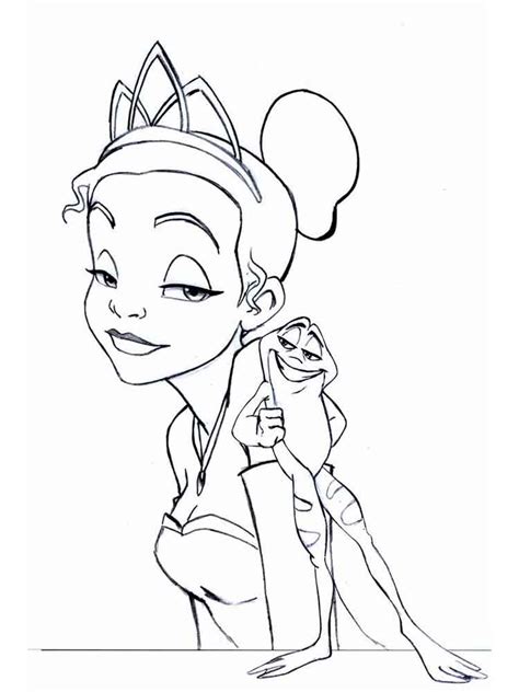 Collect diamonds to get unique items and much more. Princess Tiana coloring pages. Free Printable Princess ...