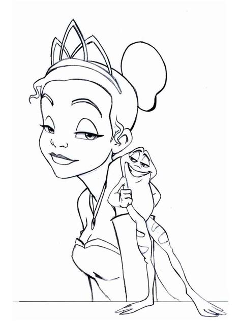 Where can i get tiana coloring pages for free? Princess Tiana coloring pages. Free Printable Princess ...